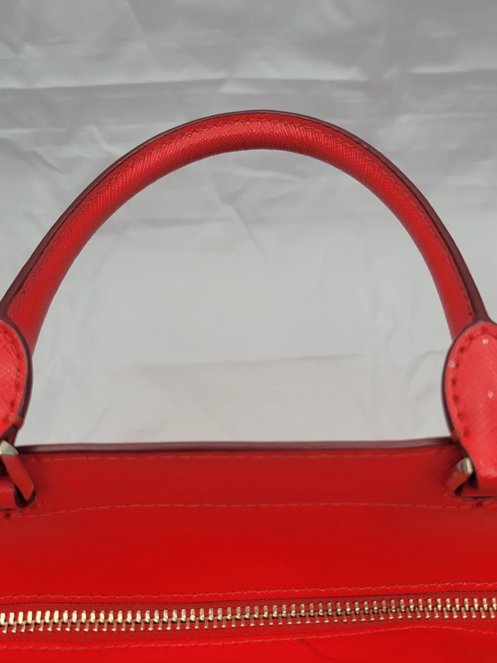 kate spade New York Red Structured Satchel With Long Strap